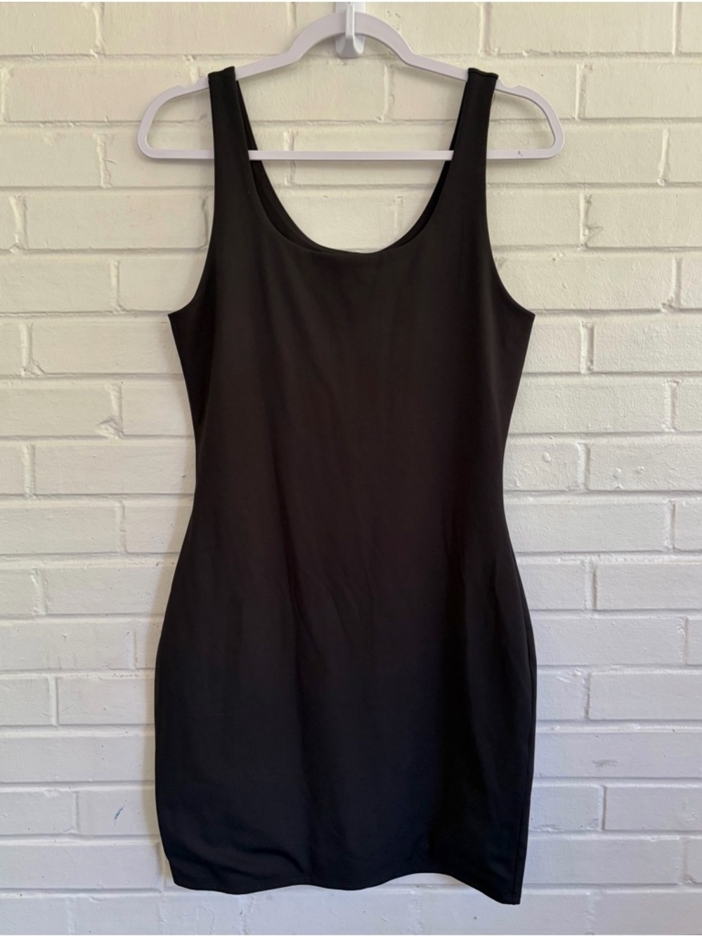 Express Black Scoop Neck Mini Dress - Picture 4 of 5